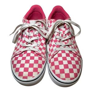Vans Pink White Checkerboard Skate Sneakers Low Top Women's Size [insert‎ size]